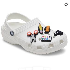 5 pack Pencil Pouch Croc Jibbitz